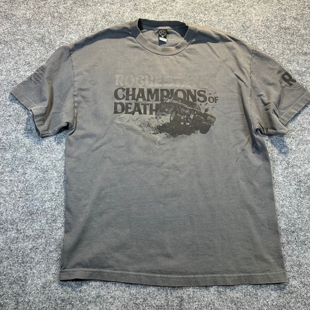 Rogue Status Champions of Death T-Shirt Mens XL Grey Streetwear Graphic Tee